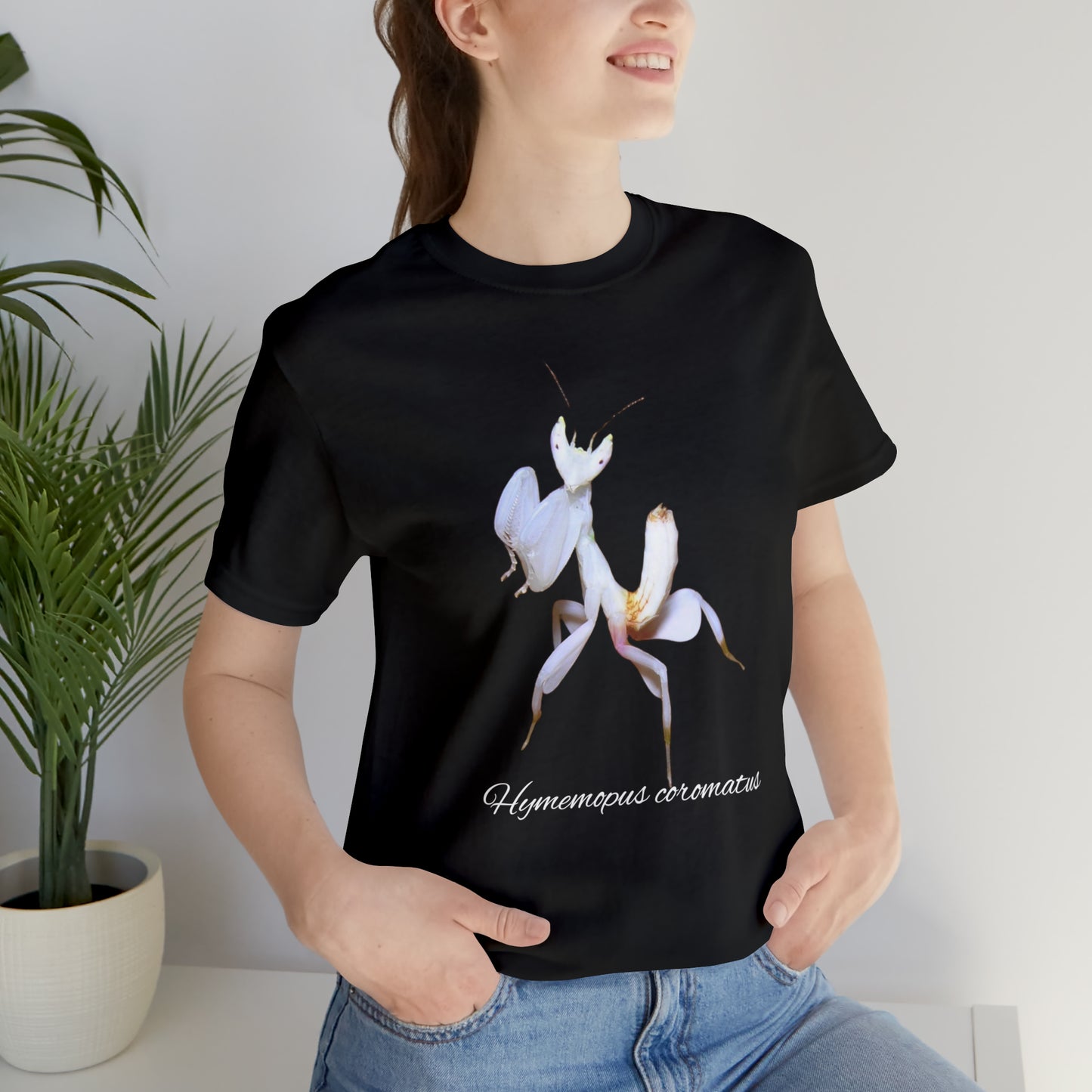 Hymenopus coronatus Unisex Jersey Short Sleeve Tee