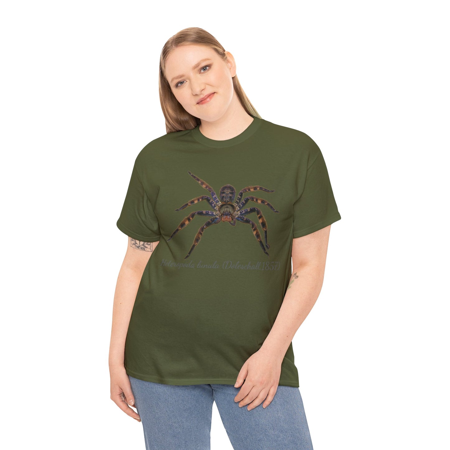 Heteropoda lunula Unisex Heavy Cotton Tee