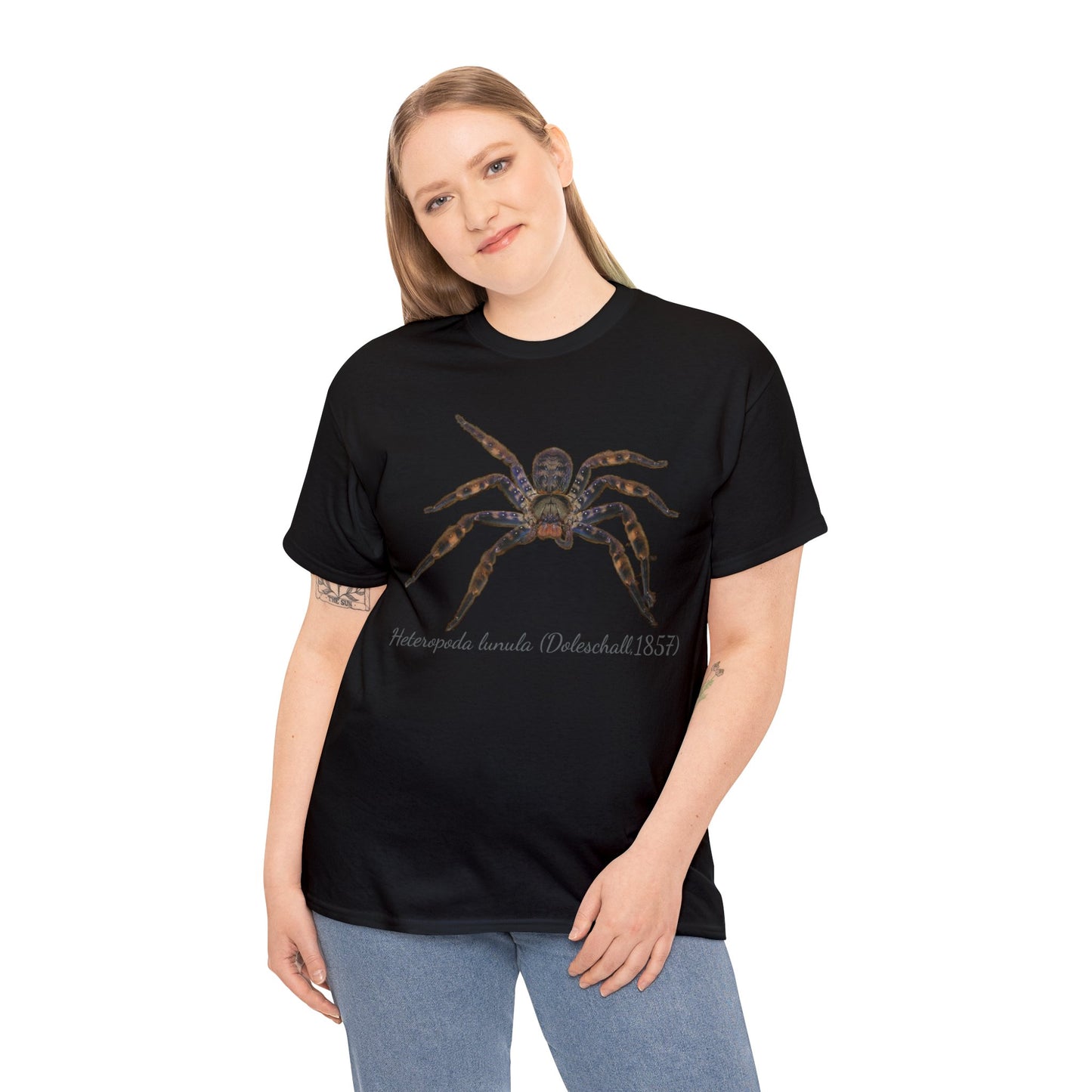 Heteropoda lunula Unisex Heavy Cotton Tee
