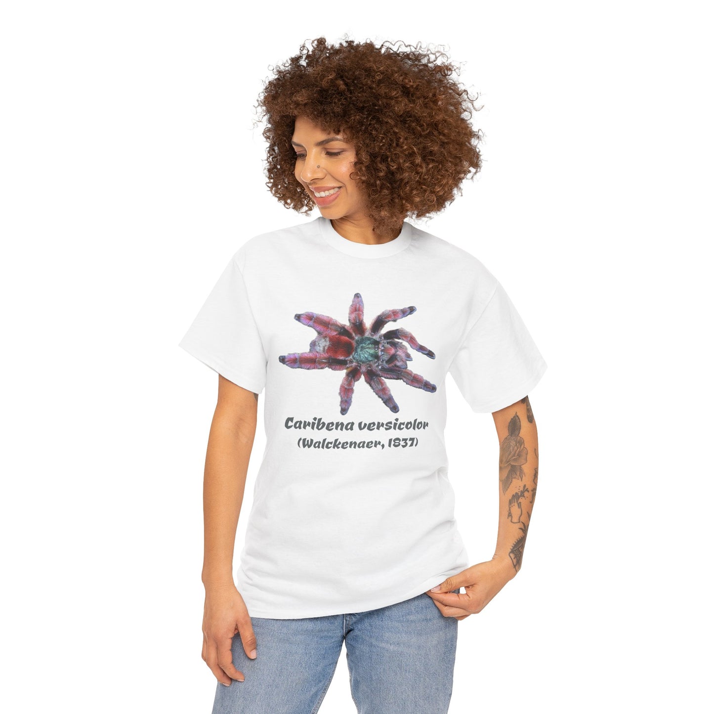 Caribena versicolor Unisex Heavy Cotton Tee
