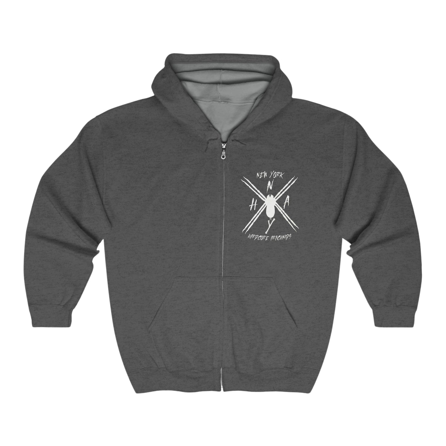 Hardcore Arachnids Unisex Heavy Blend™ Full Zip Hooded Sweatshirt