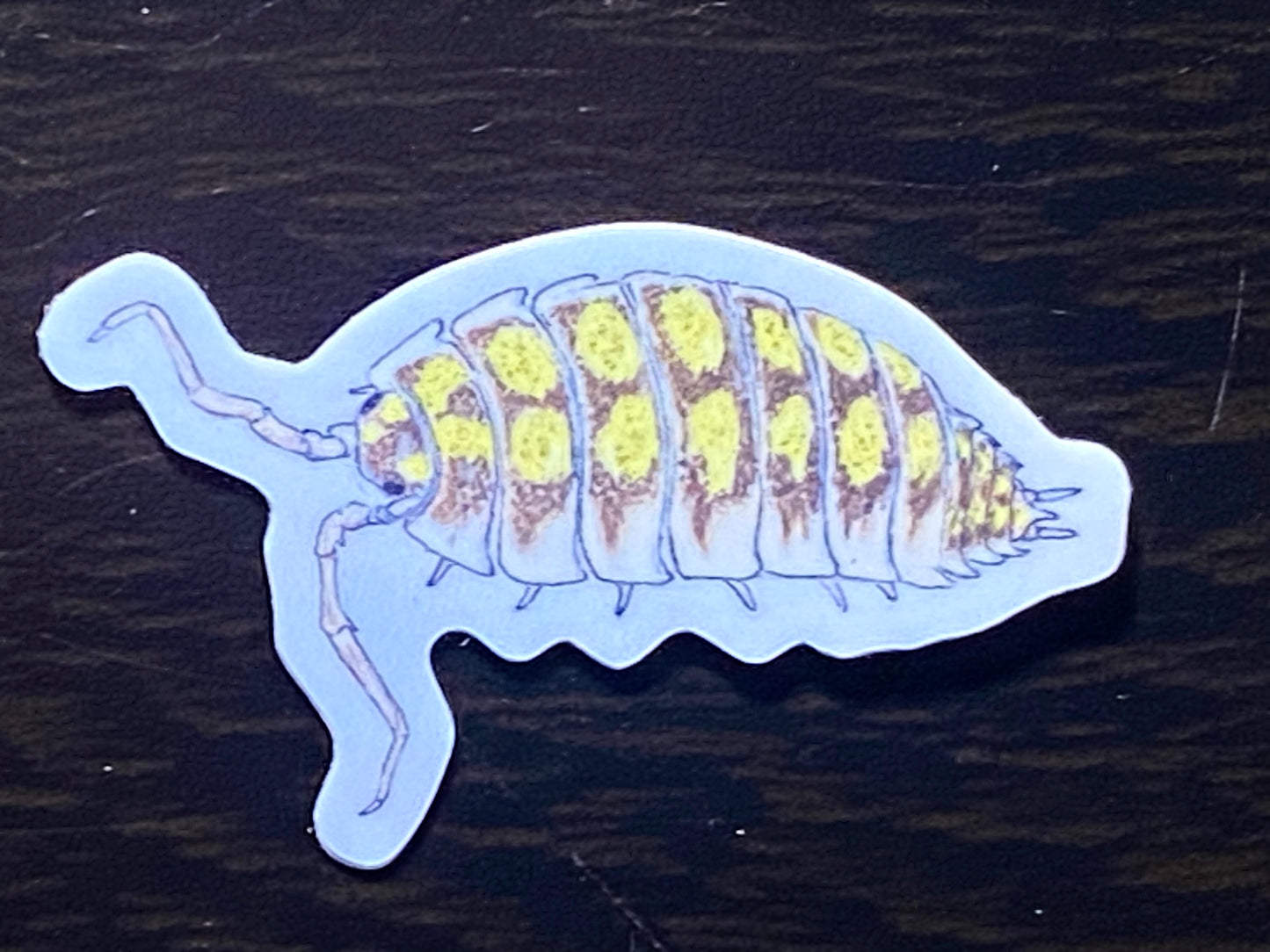1” Vinyl stickers (10 pack of assorted isopods)