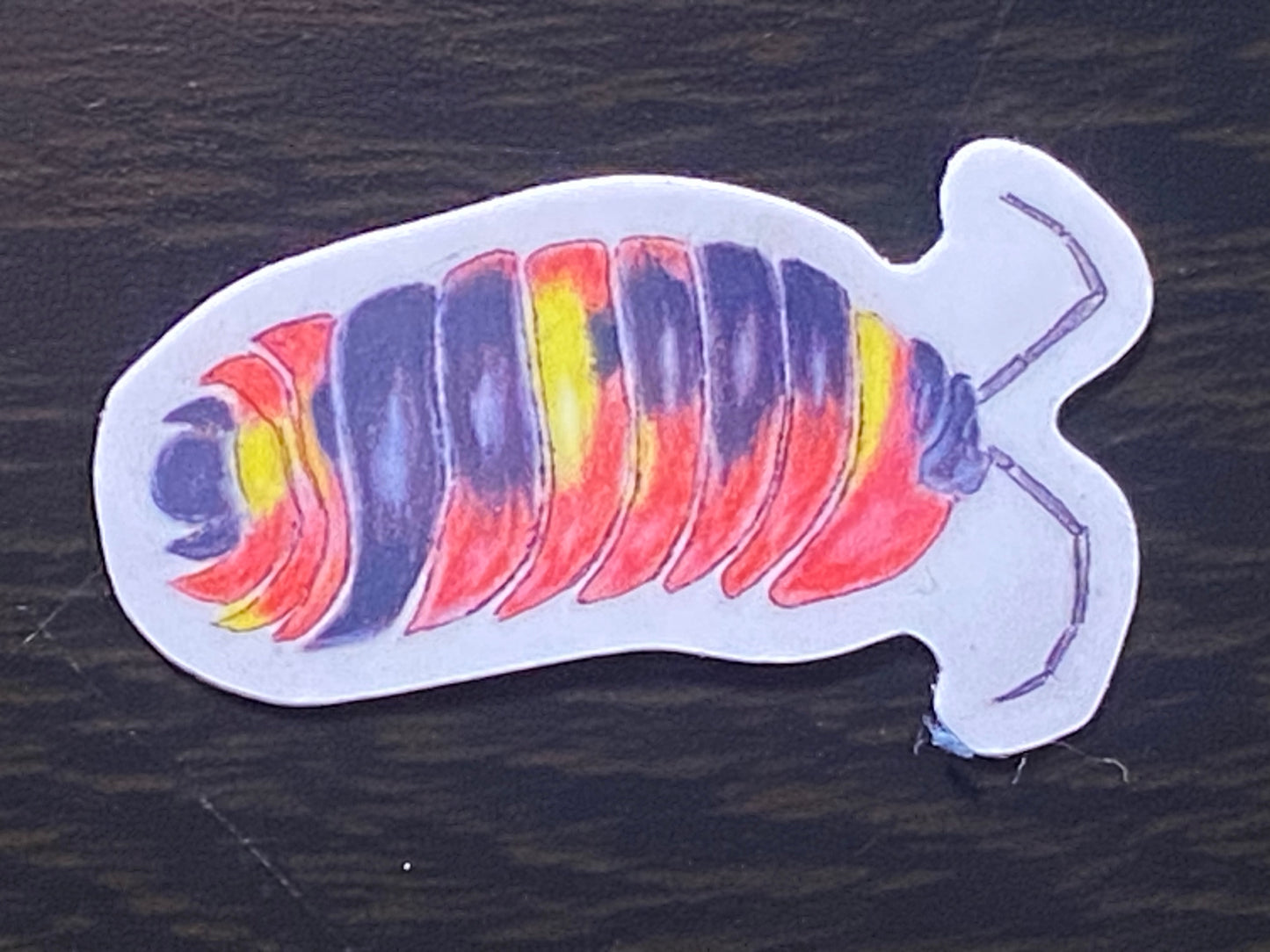 1” Vinyl stickers (10 pack of assorted isopods)
