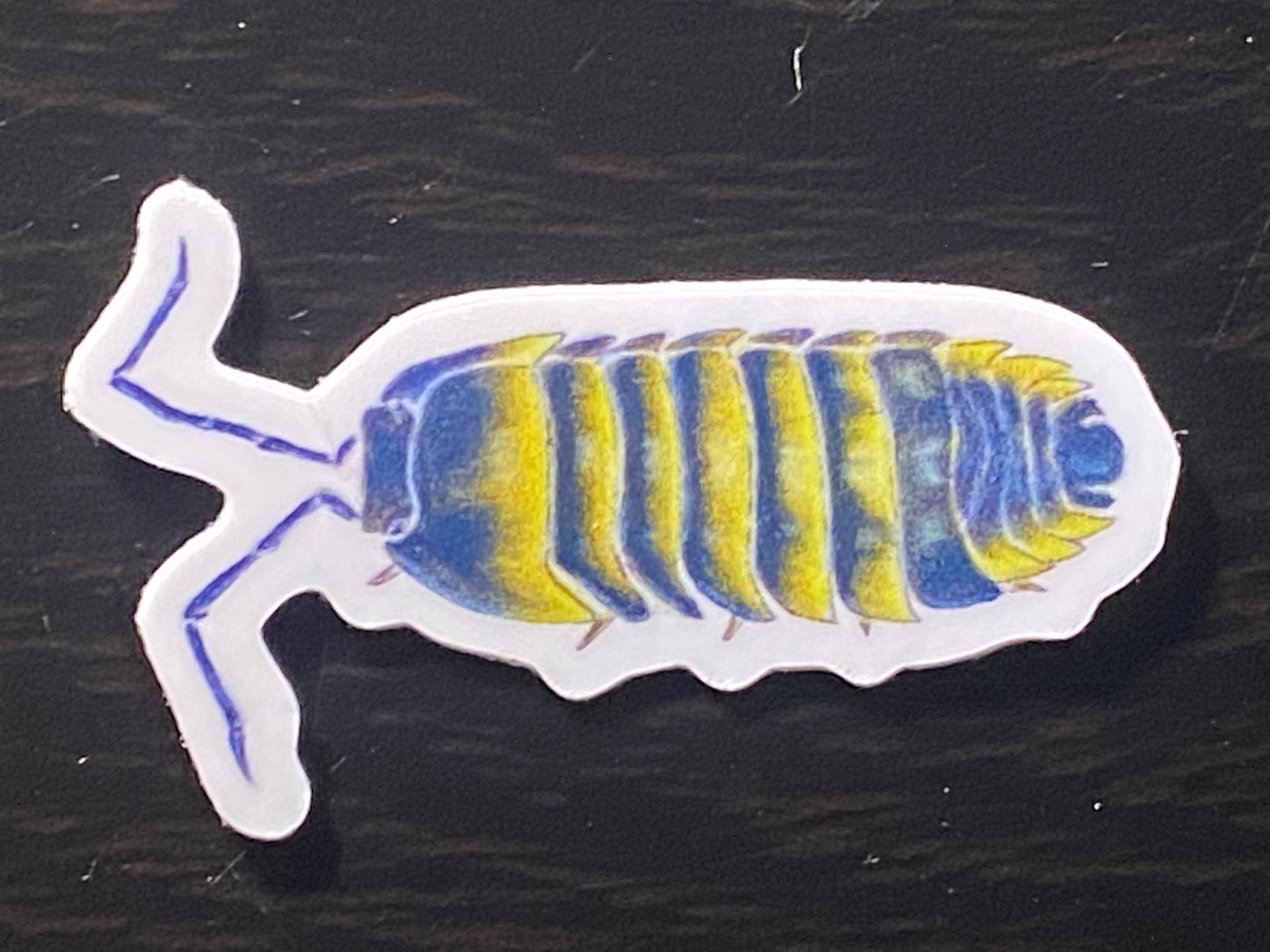 1” Vinyl stickers (10 pack of assorted isopods)