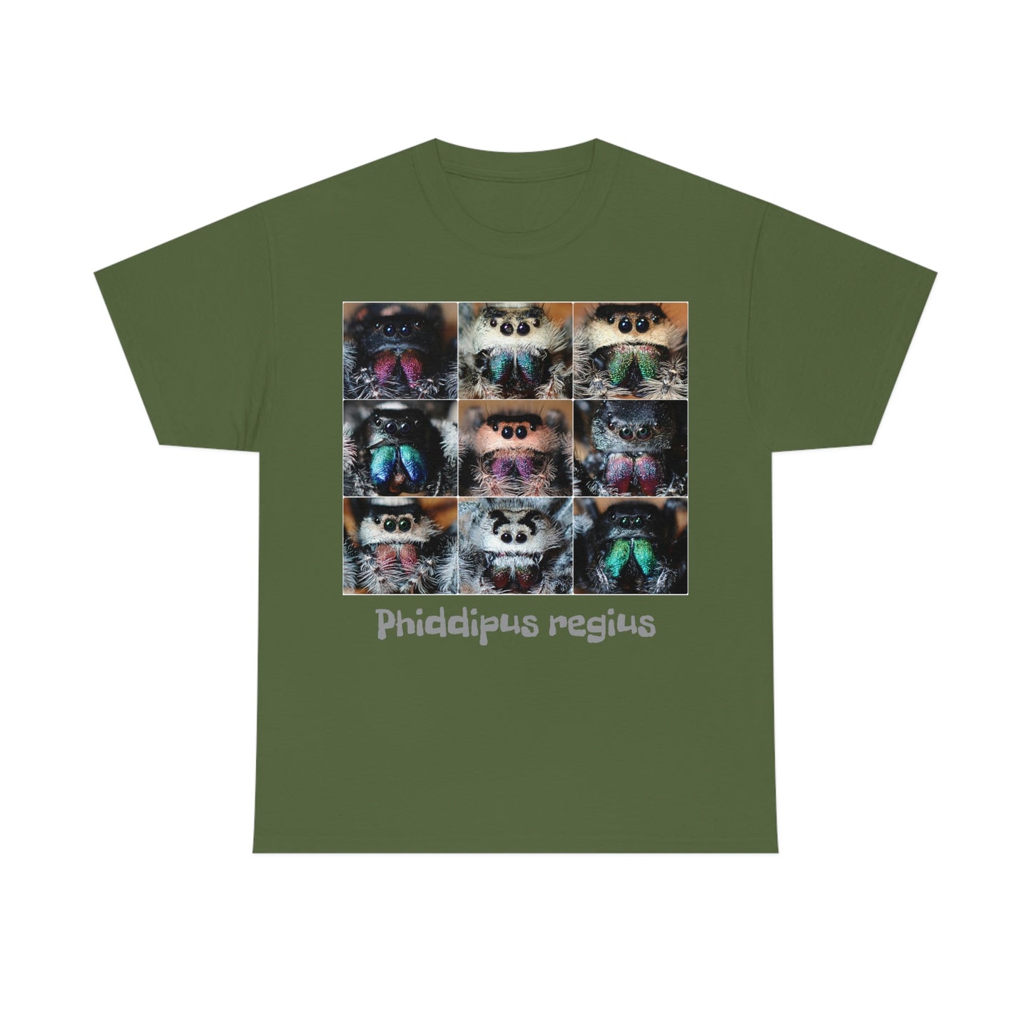 Jumping spider Unisex Heavy Cotton Tee