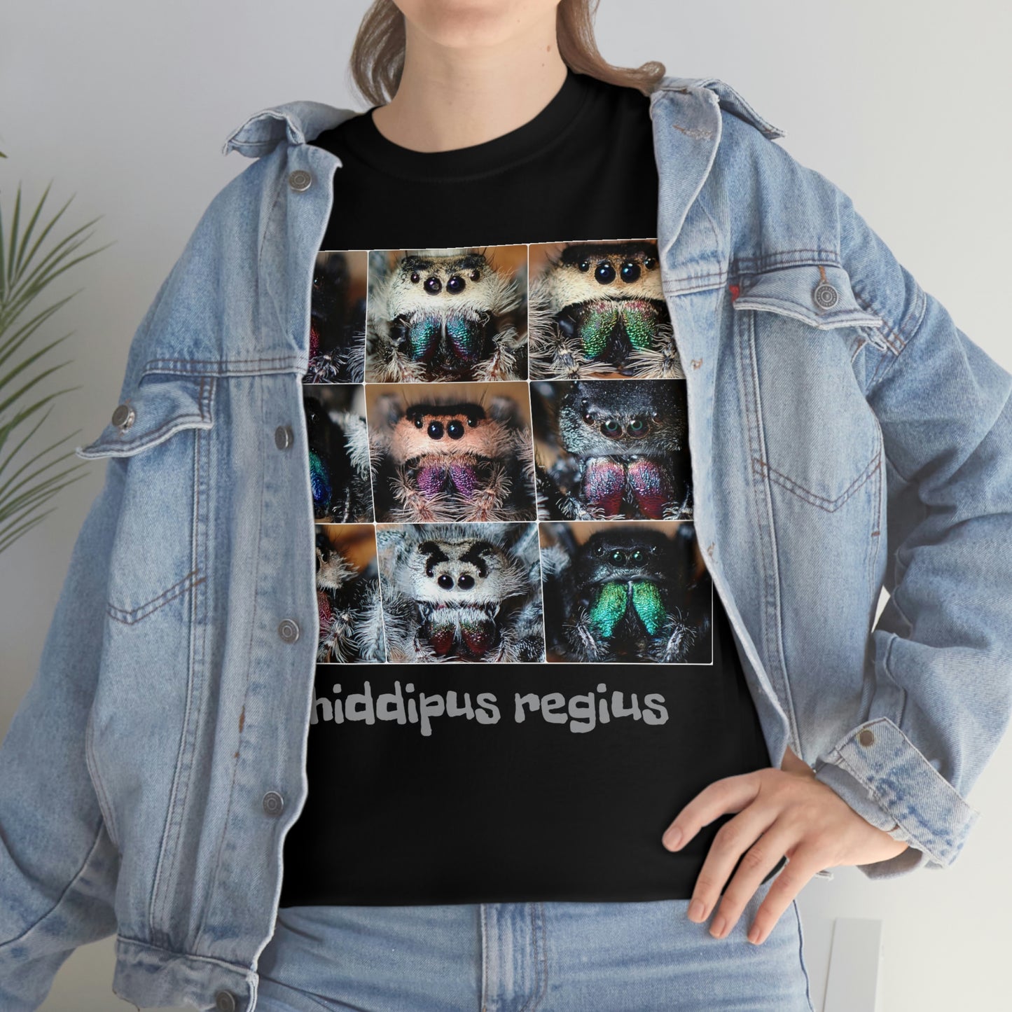 Jumping spider Unisex Heavy Cotton Tee