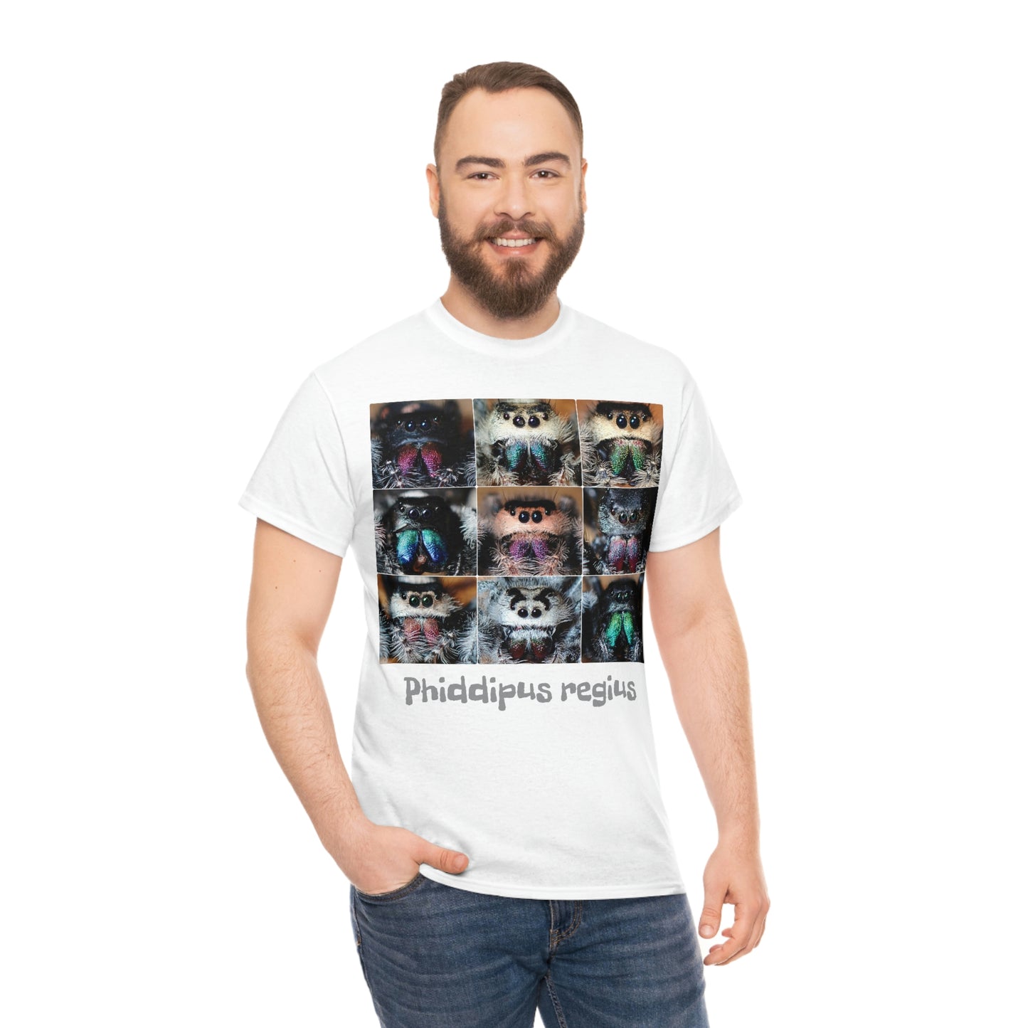 Jumping spider Unisex Heavy Cotton Tee
