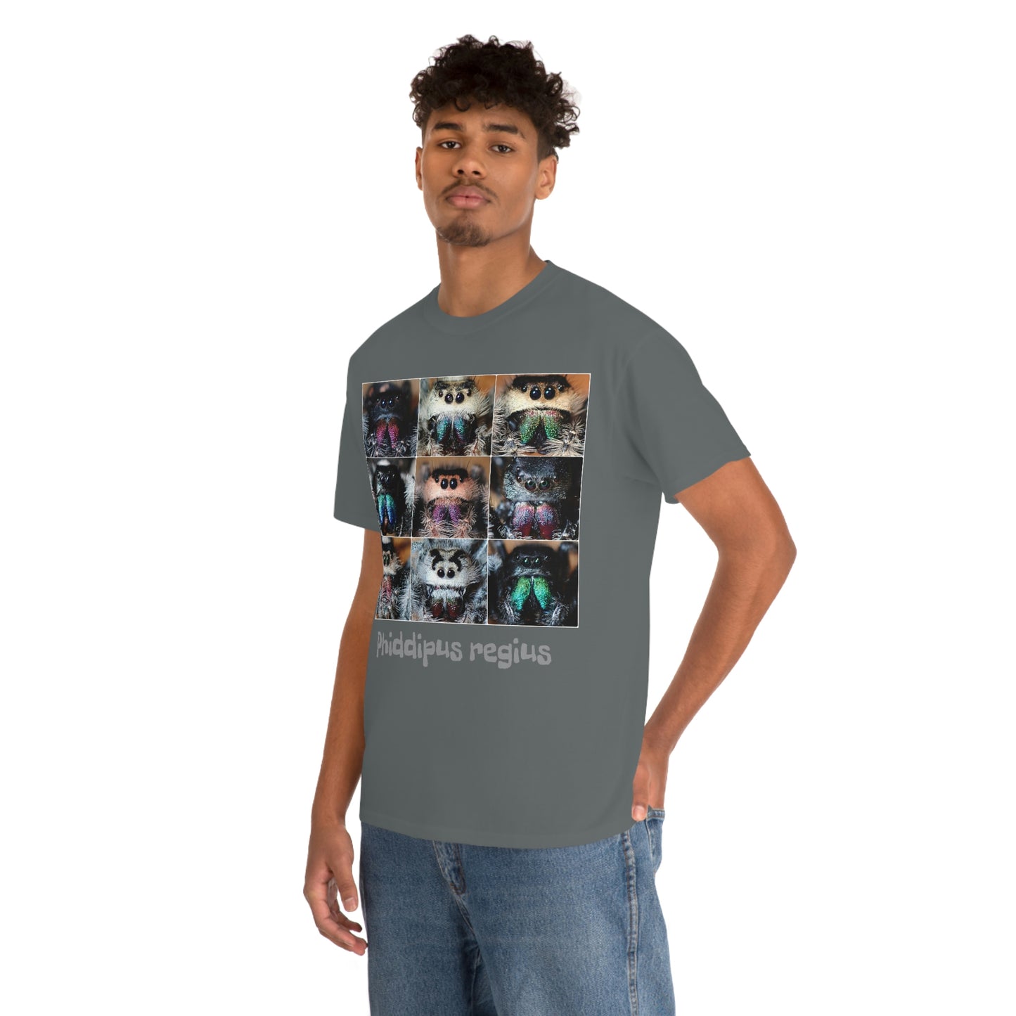 Jumping spider Unisex Heavy Cotton Tee