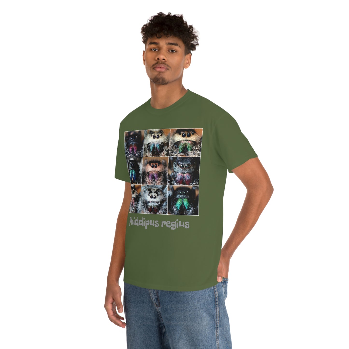 Jumping spider Unisex Heavy Cotton Tee