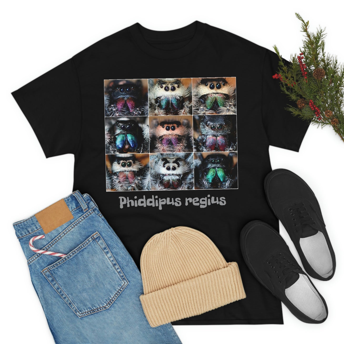 Jumping spider Unisex Heavy Cotton Tee