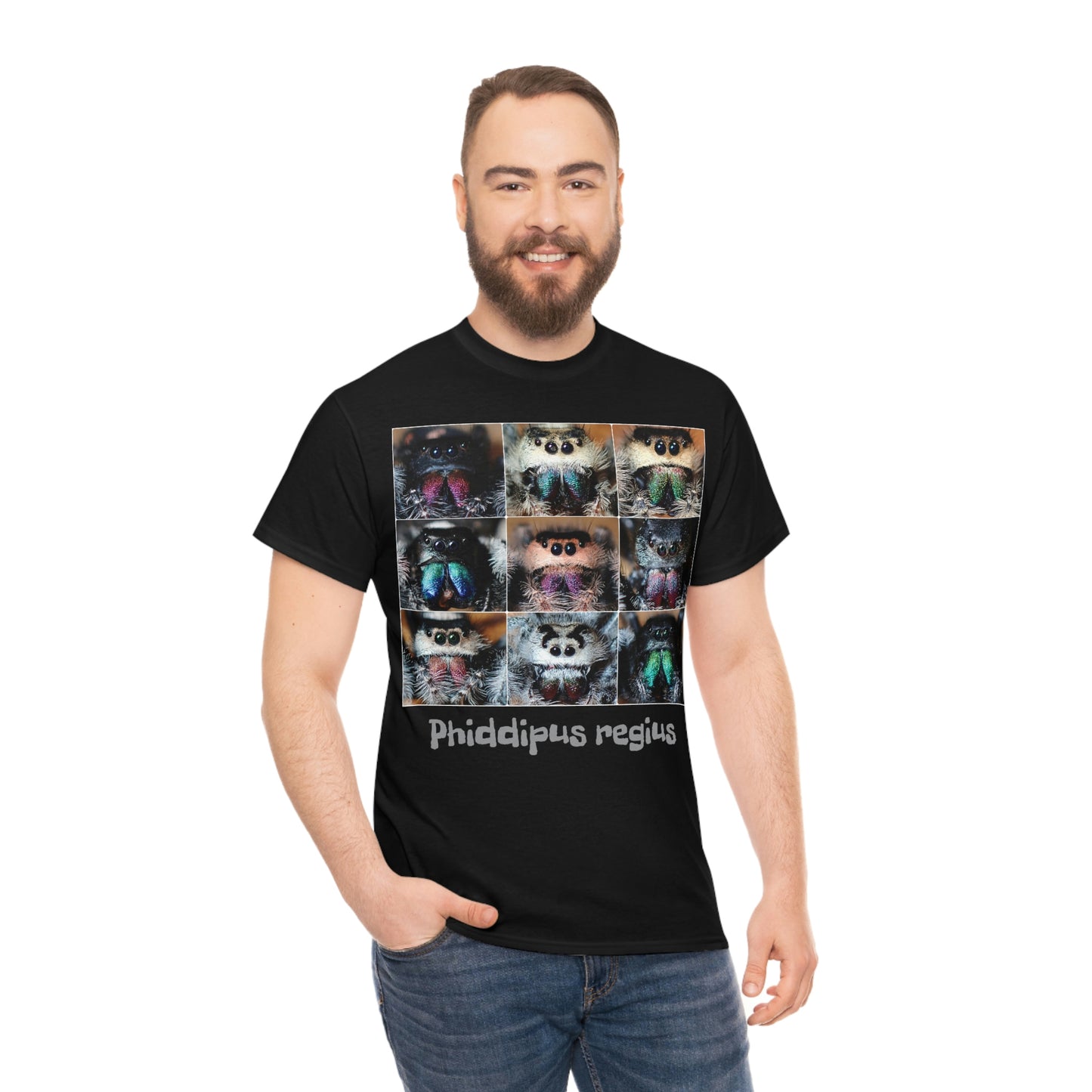 Jumping spider Unisex Heavy Cotton Tee