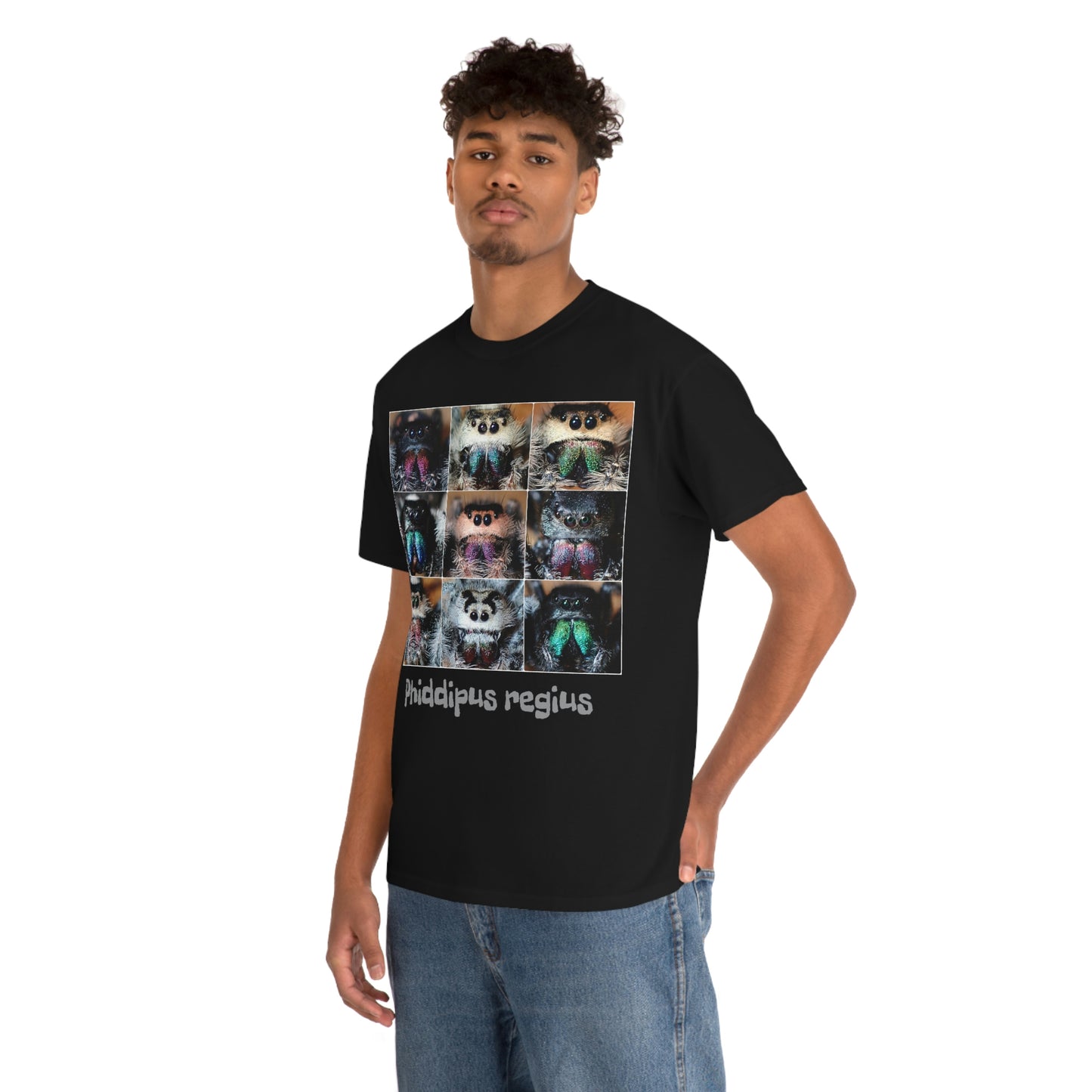 Jumping spider Unisex Heavy Cotton Tee
