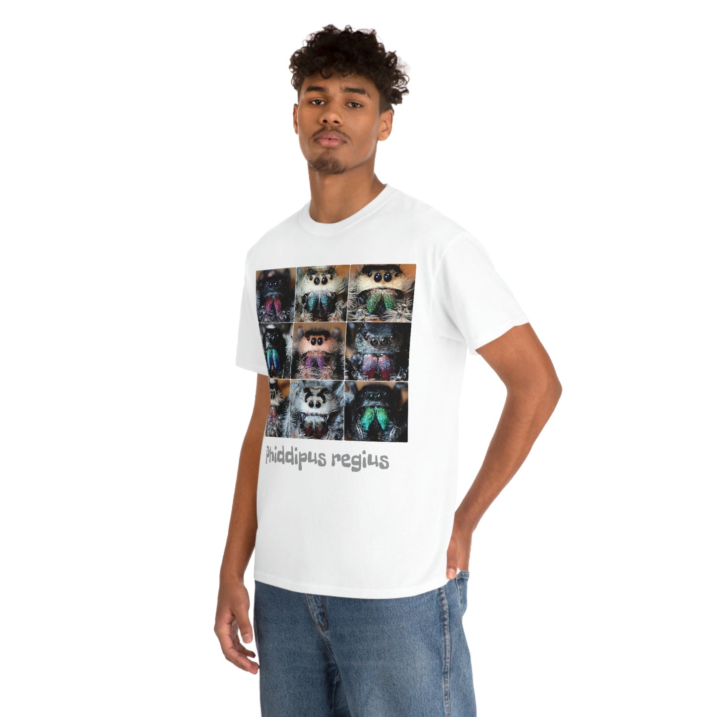 Jumping spider Unisex Heavy Cotton Tee