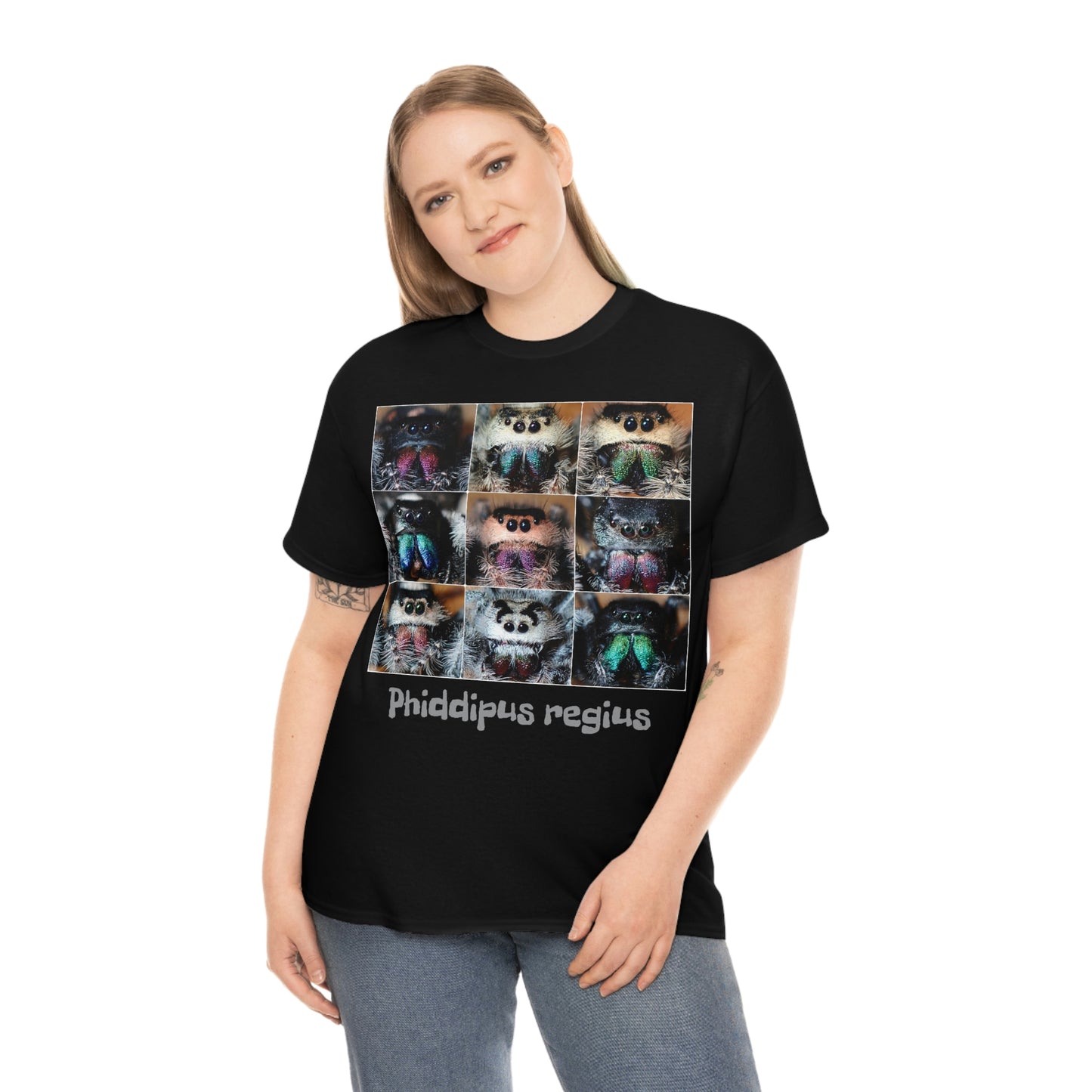 Jumping spider Unisex Heavy Cotton Tee