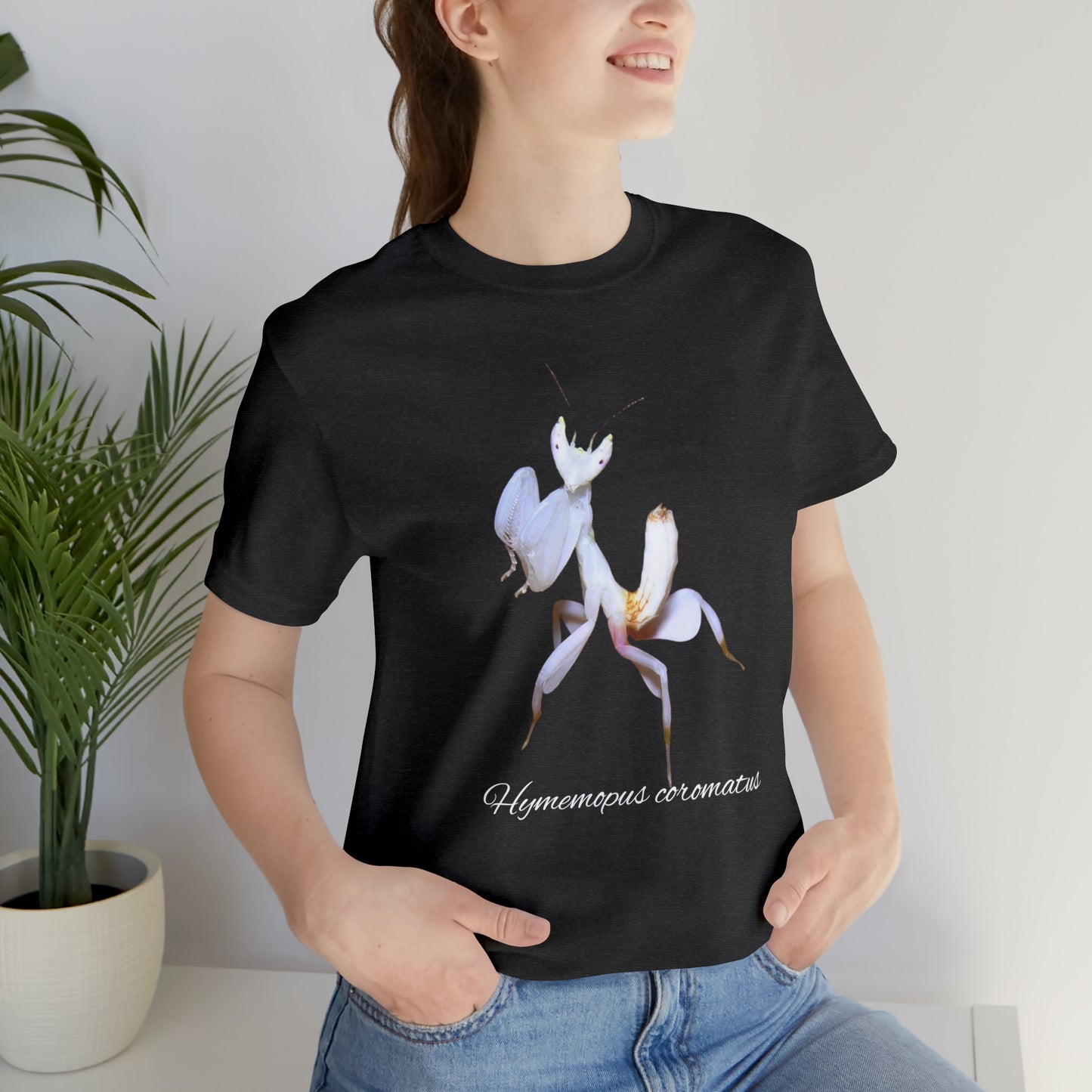 Hymenopus coronatus Unisex Jersey Short Sleeve Tee