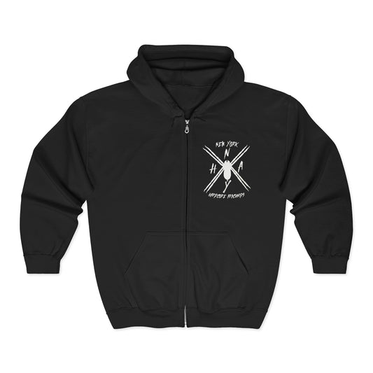 Hardcore Arachnids Unisex Heavy Blend Full Zip Hooded Sweatshirt