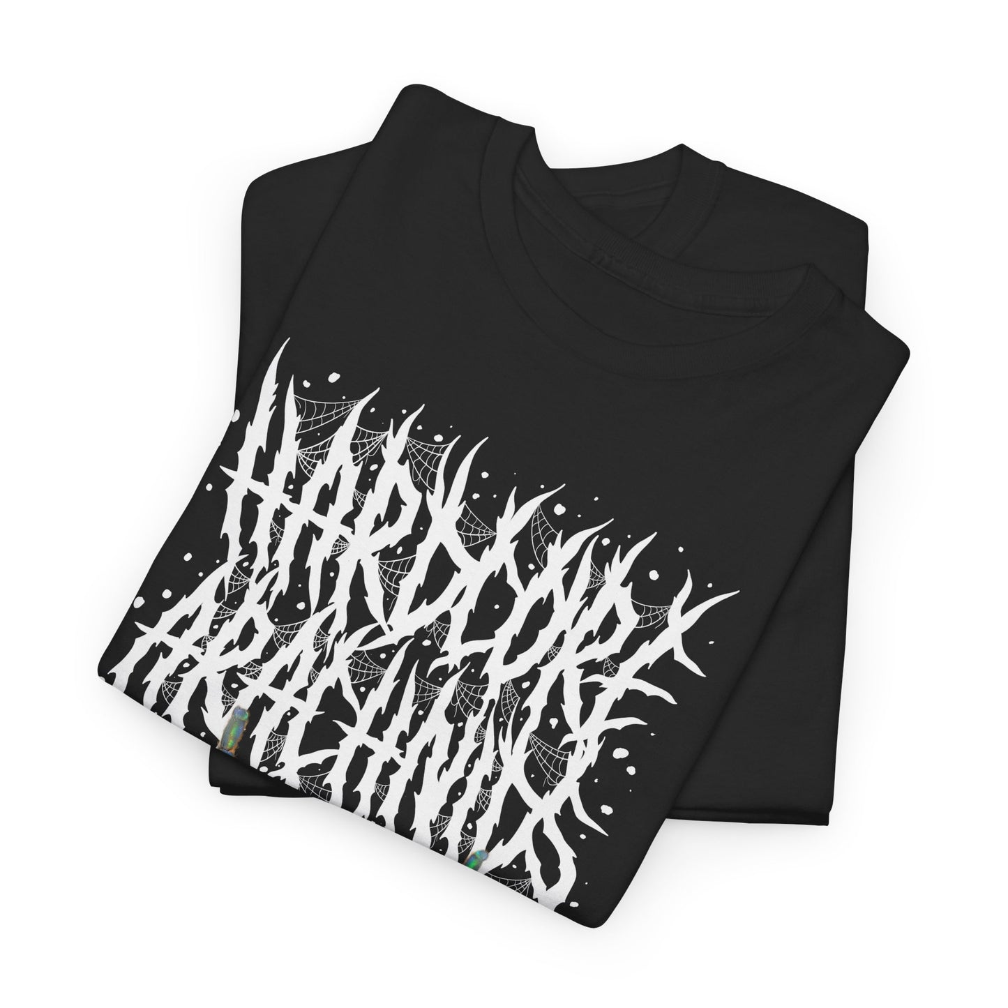 Hardcore Arachnids death metal logo/P. murnius Unisex Heavy Cotton Tee