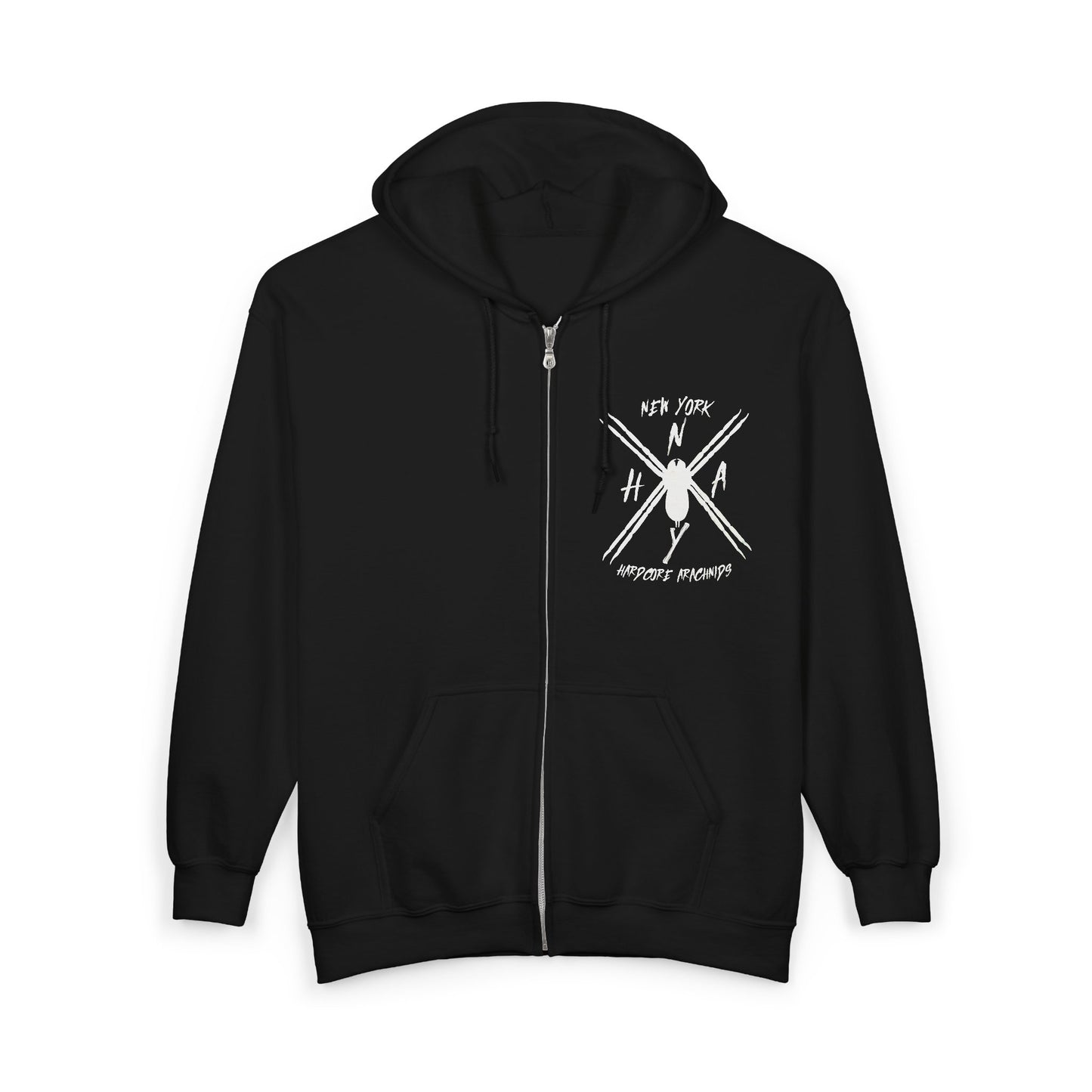 Hardcore Arachnids Unisex Heavy Blend Full Zip Hooded Sweatshirt