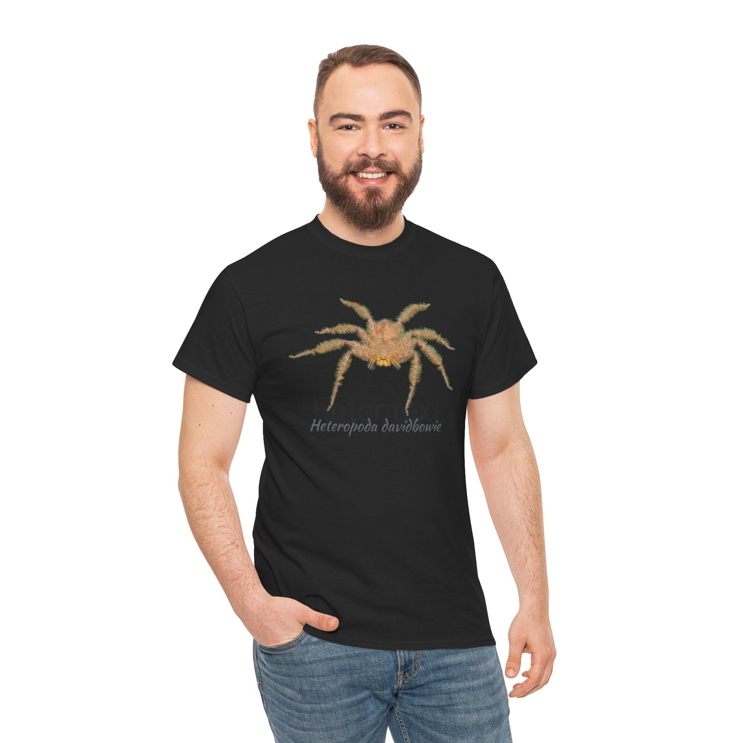 Heteropoda davidbowie Unisex Heavy Cotton Tee