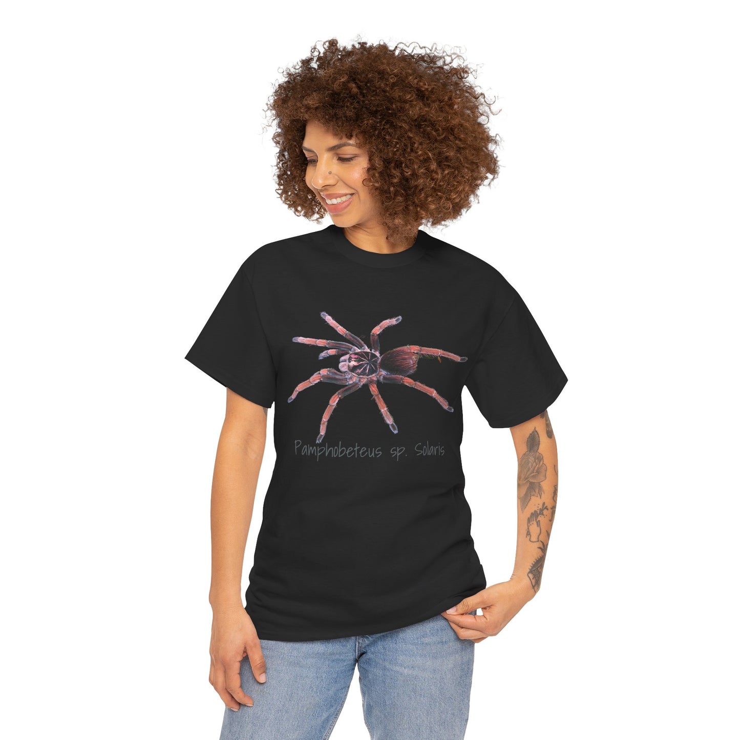 Pamphobeteus sp. Solaris Unisex Heavy Cotton Tee