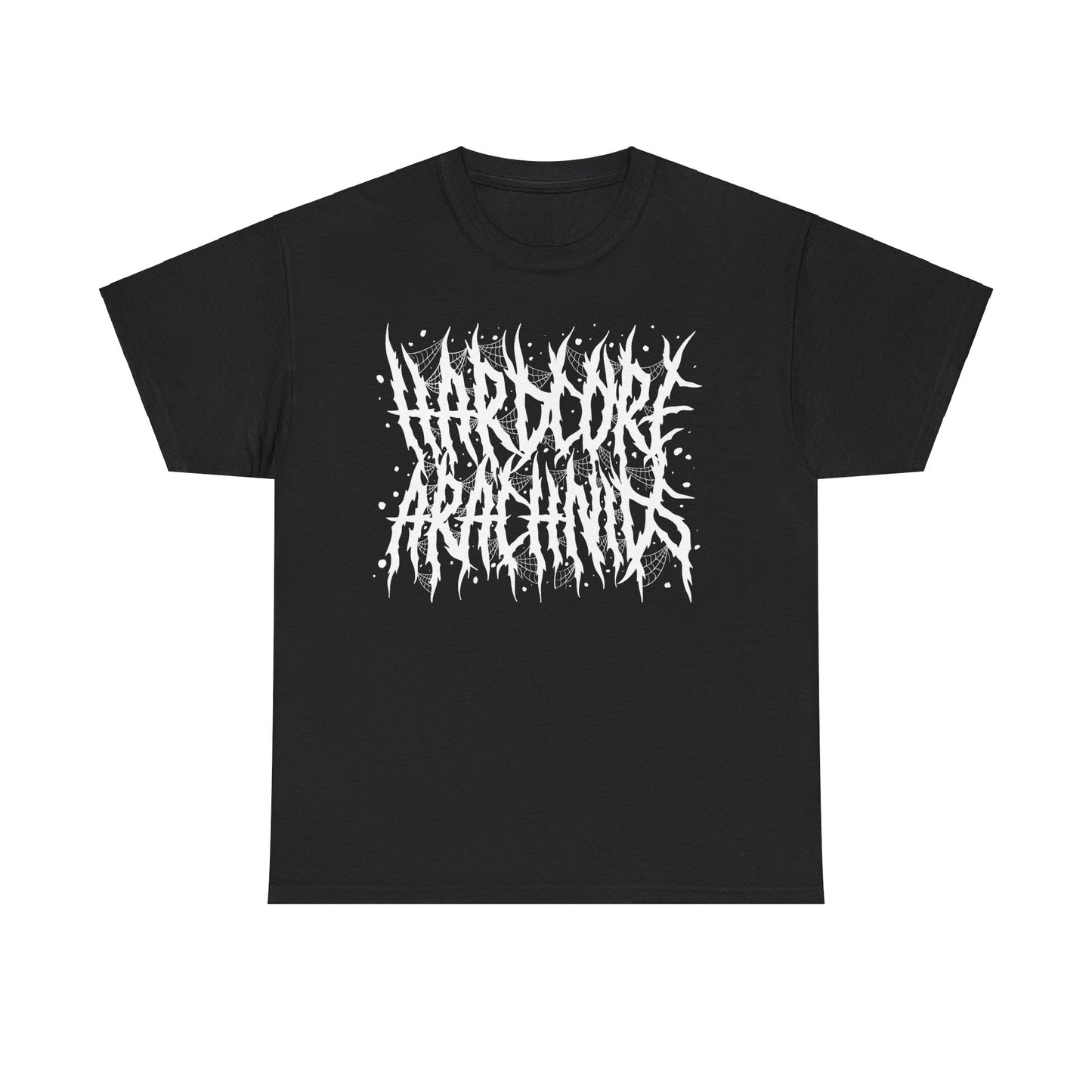 Hardcore Arachnids death metal logo Unisex Heavy Cotton Tee