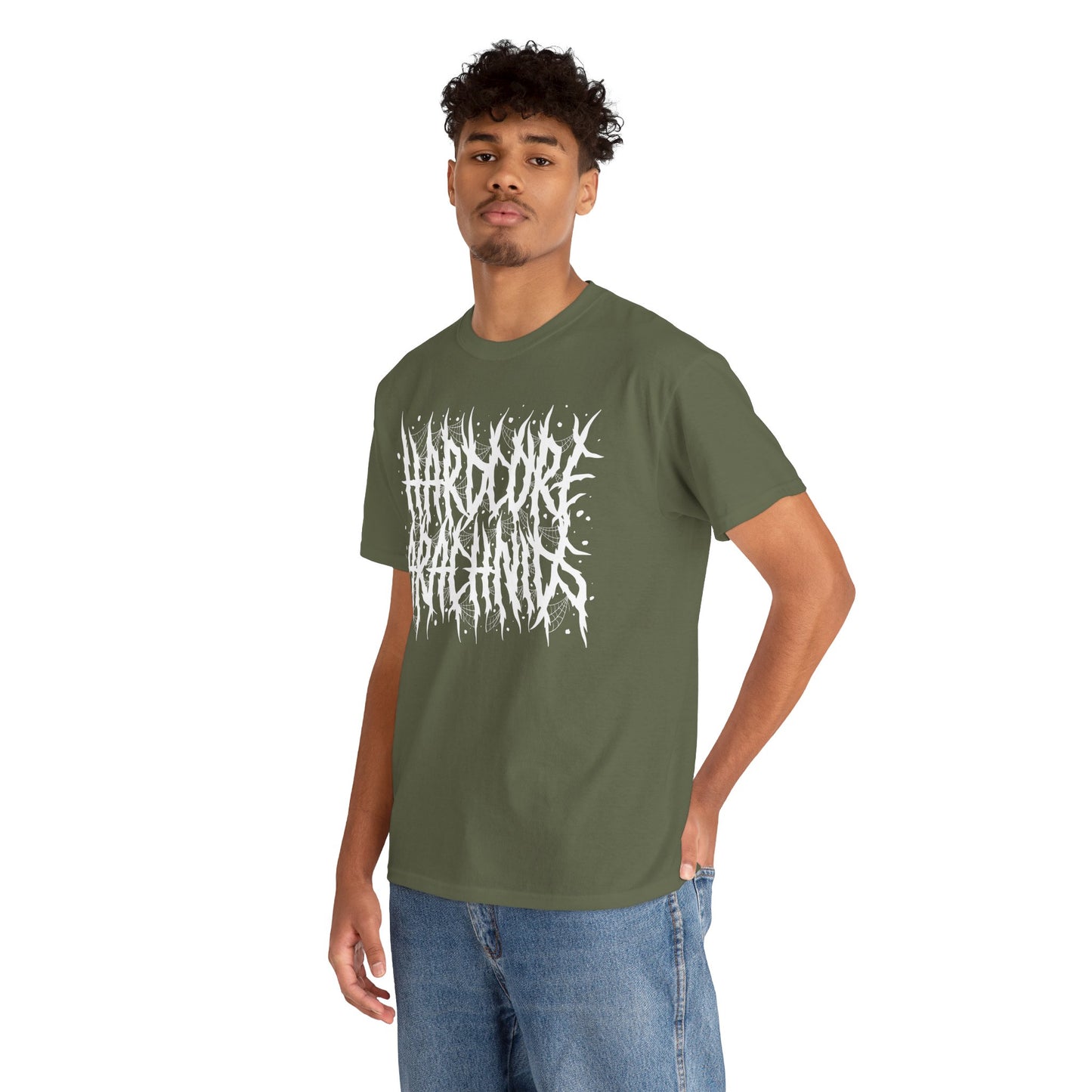 Hardcore Arachnids death metal logo Unisex Heavy Cotton Tee