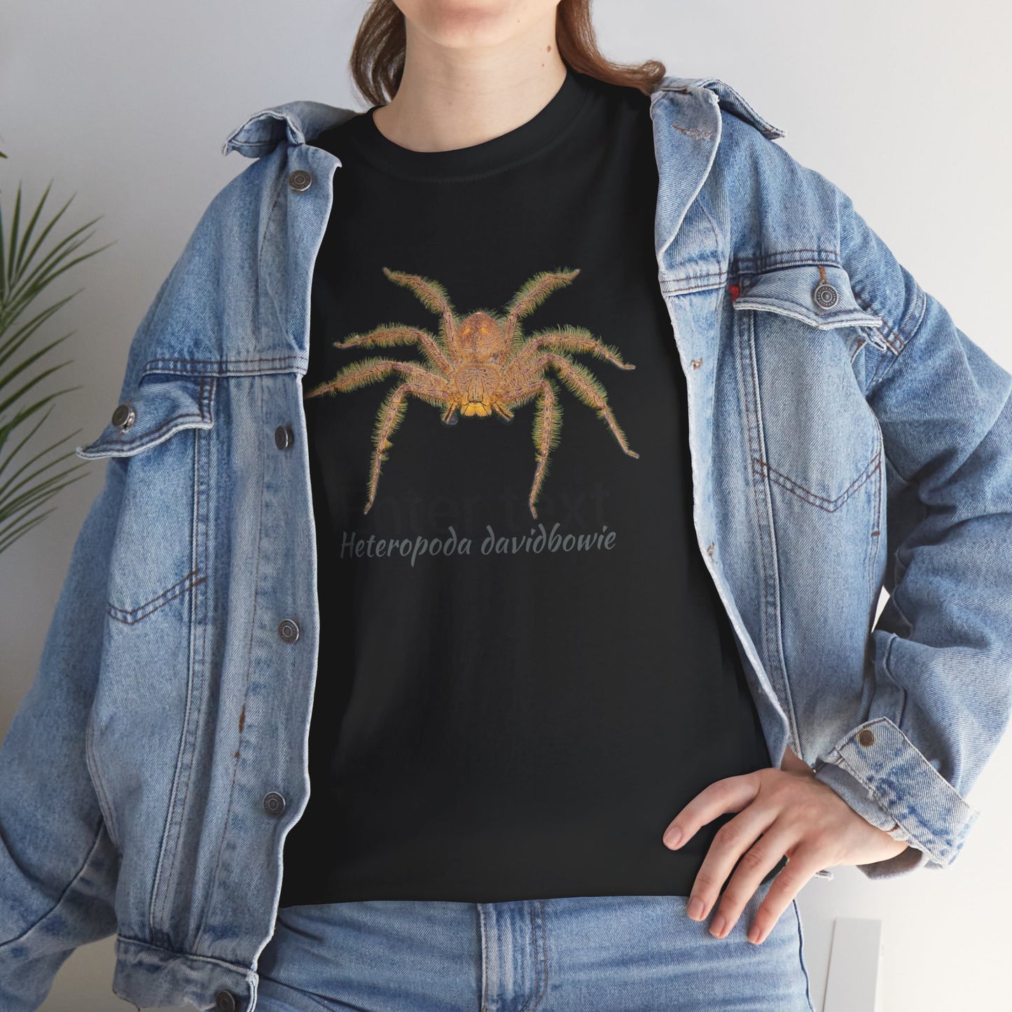 Heteropoda davidbowie Unisex Heavy Cotton Tee