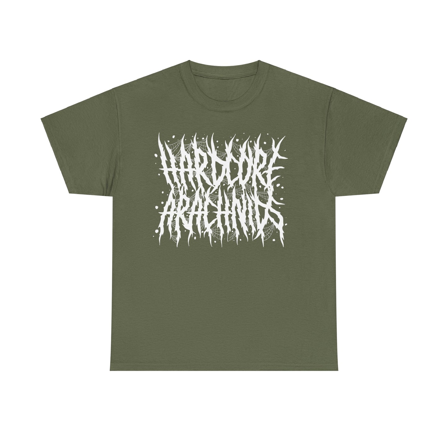 Hardcore Arachnids death metal logo Unisex Heavy Cotton Tee