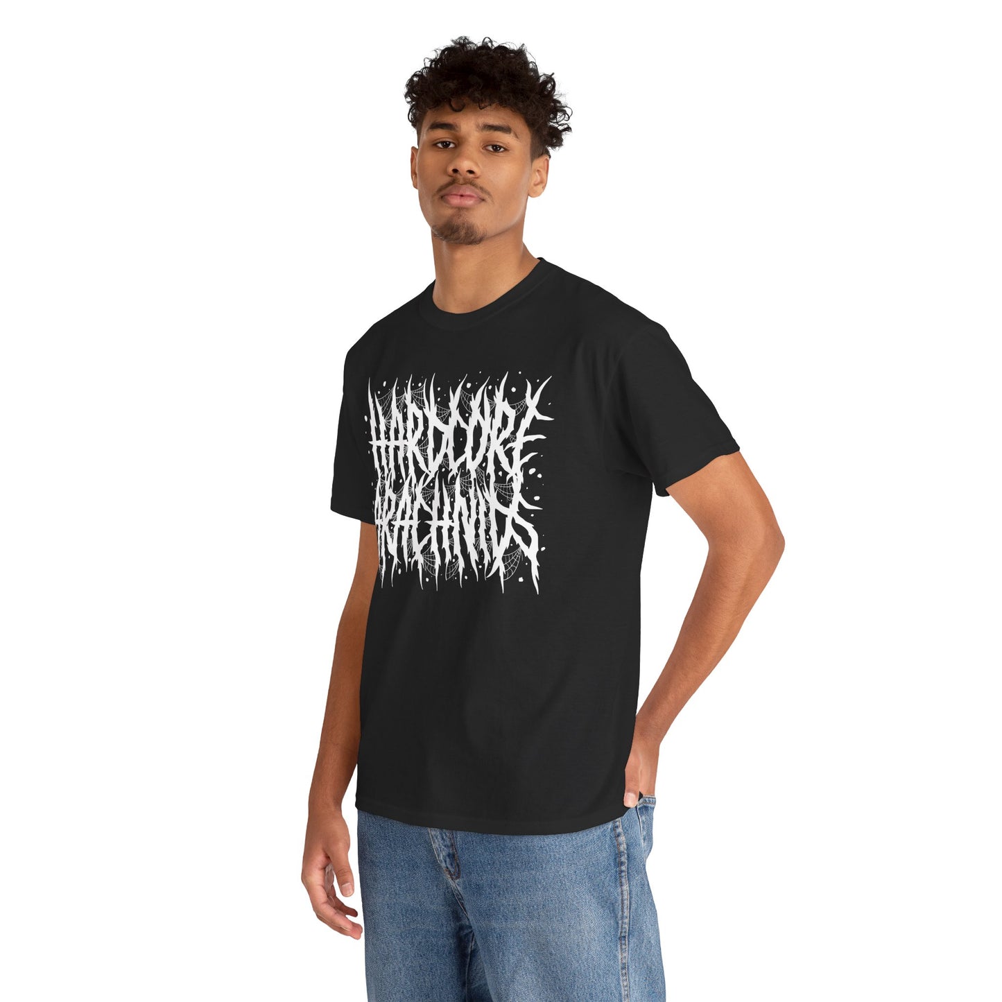 Hardcore Arachnids death metal logo Unisex Heavy Cotton Tee