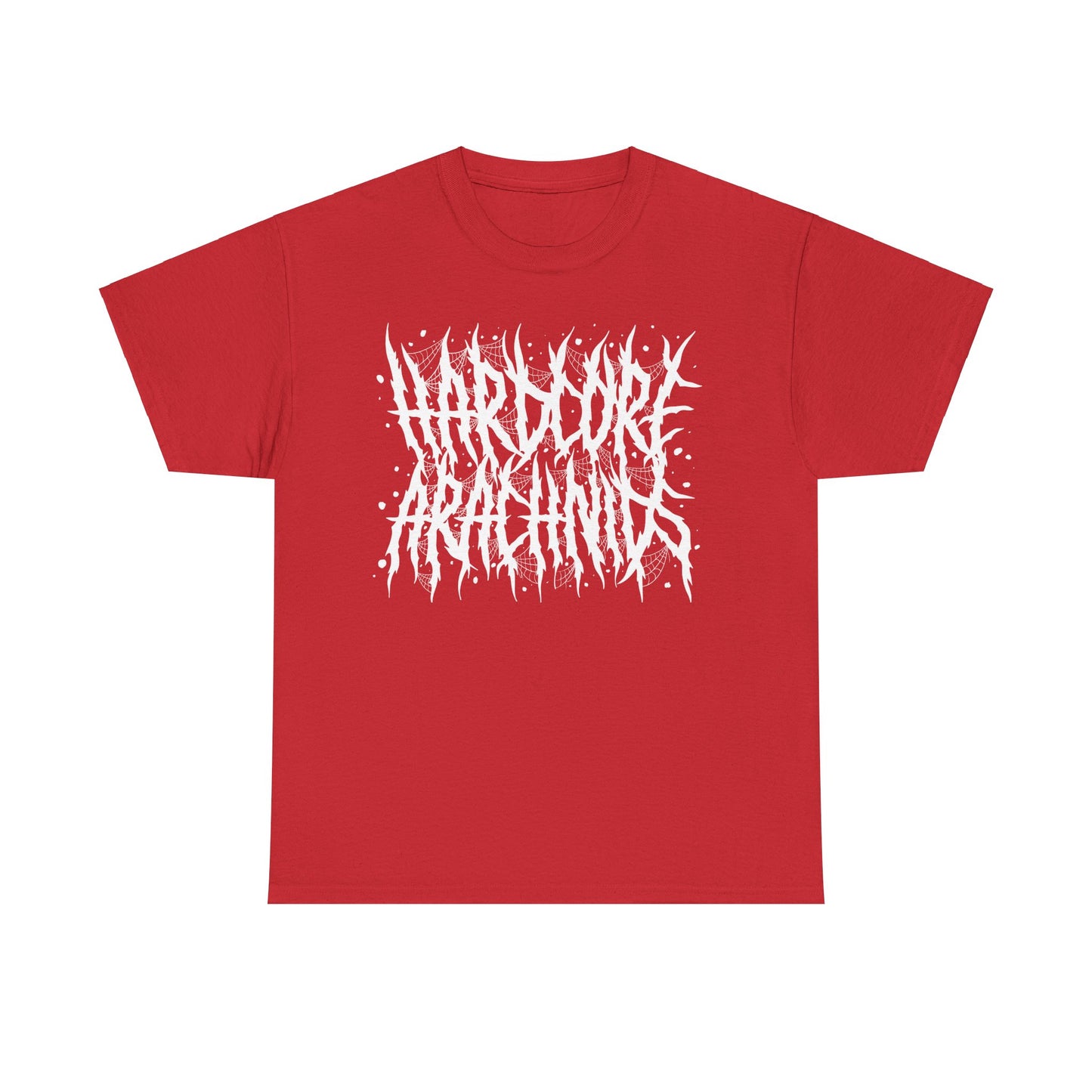 Hardcore Arachnids death metal logo Unisex Heavy Cotton Tee