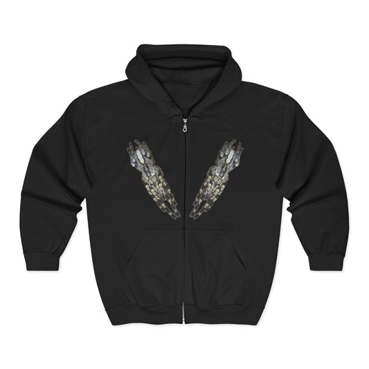 Poecilotheria/Hardcore Arachnids Unisex Heavy Blend™ Full Zip Hooded Sweatshirt